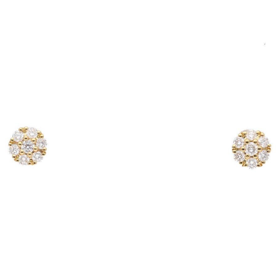 Joyeria Gordillo | Pendientes Rosetas Con Diamantes