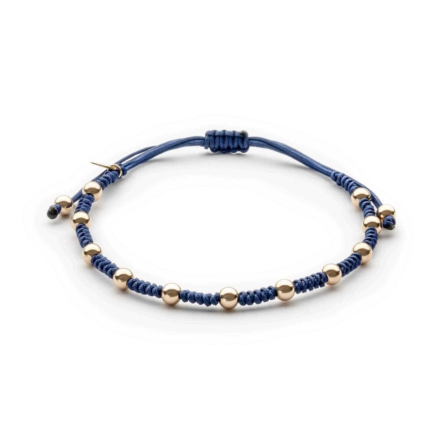 Joyeria Gordillo | Pulsera De Oro Rosa Macrame