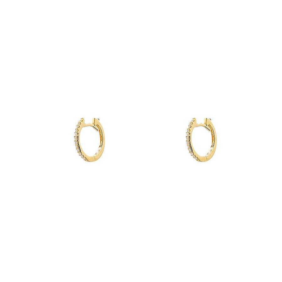 Pendientes | Aros Blas Oro Amarillo Y Diamantes