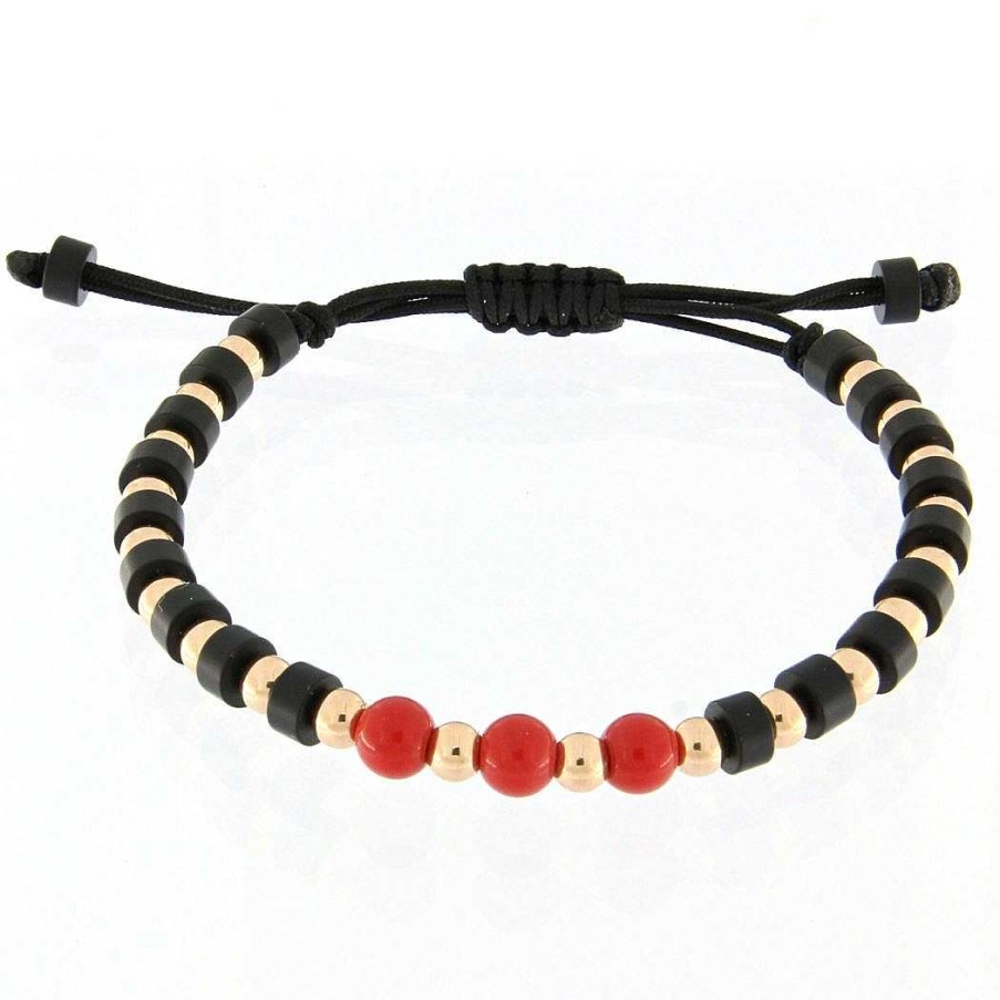 Joyeria Gordillo | Pulsera Onix Pasta Coral