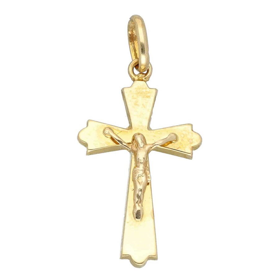 Cruces | Cruz Oro Amarillo Figura Cristo