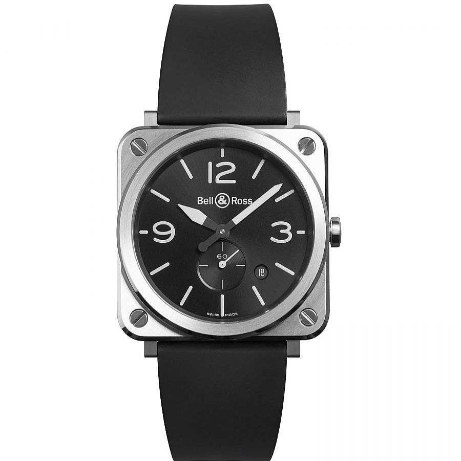 Bell & Ross | Reloj Bell & Ross S En Acero Y Caucho 39Mm