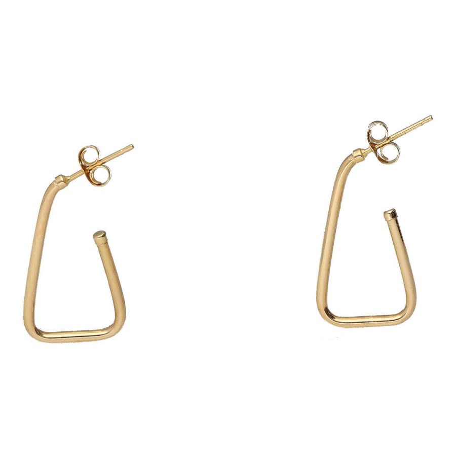 Joyeria Gordillo | Pendientes Oro Forma Geom Trica