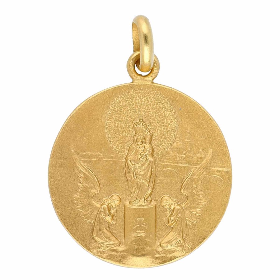 Medallas | Medalla Virgen Junto Con Ngeles