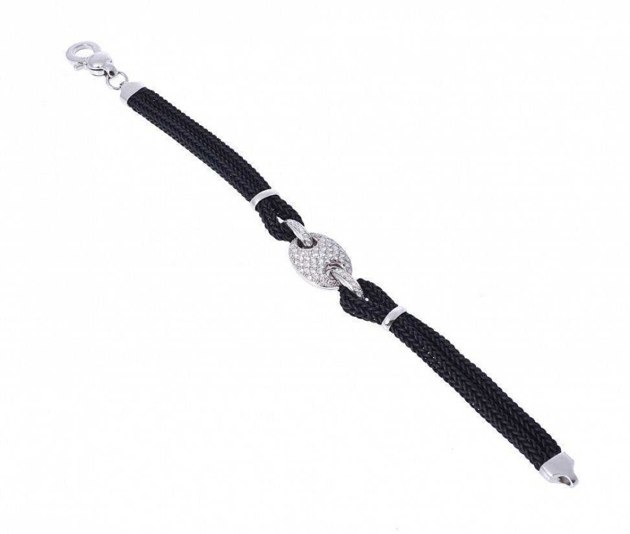 Pulseras | Pulsera Oro Blanco Y Diamantes 1,61Kt