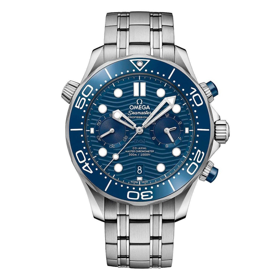 Omega | Seamaster Diver 300M Omega Co-Axial Master Chronometer Chronograph Esfera Azul