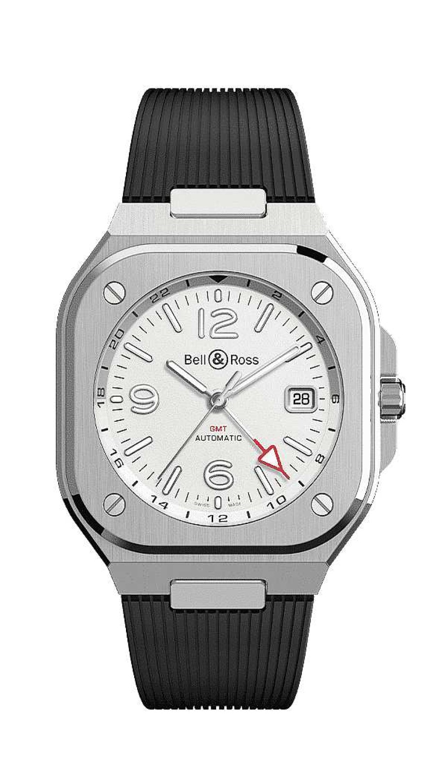 Bell & Ross | Reloj Bell 41Mm A Gmt Caucho