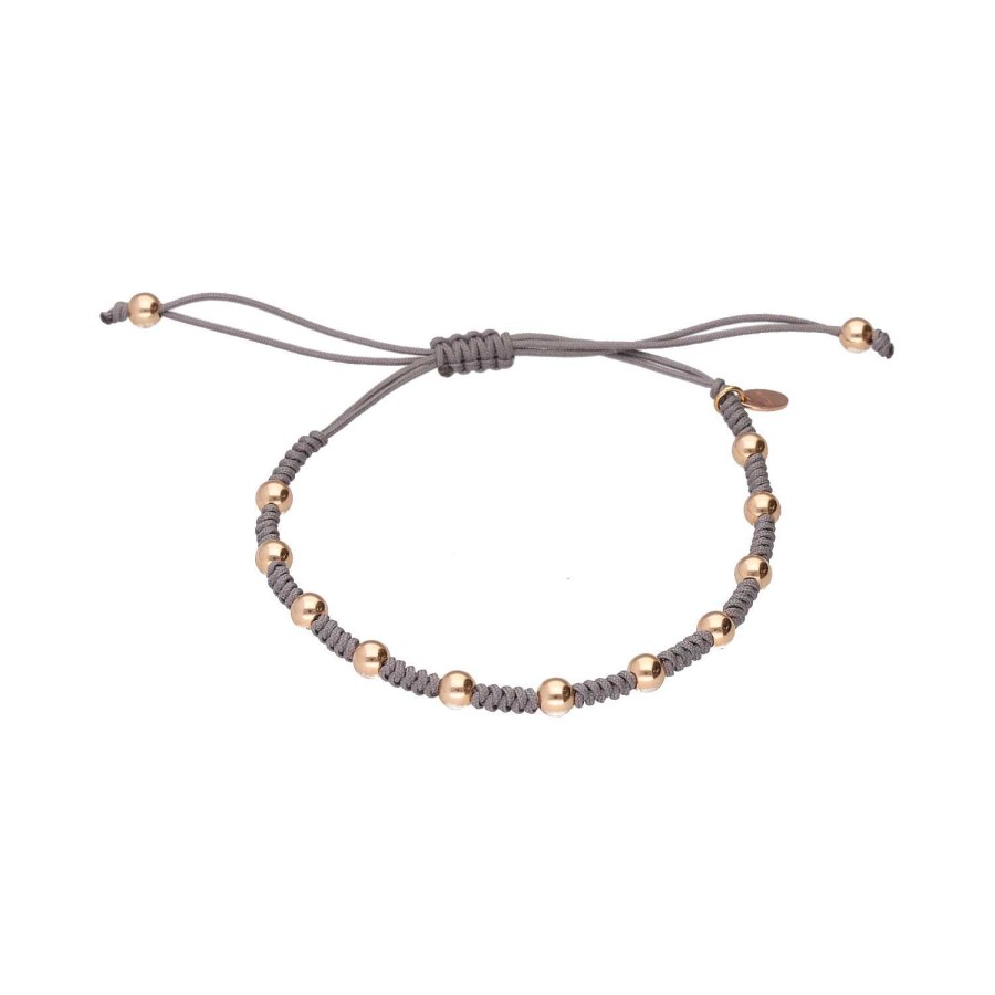 Joyeria Gordillo | Pulsera De Oro Rosa Macram