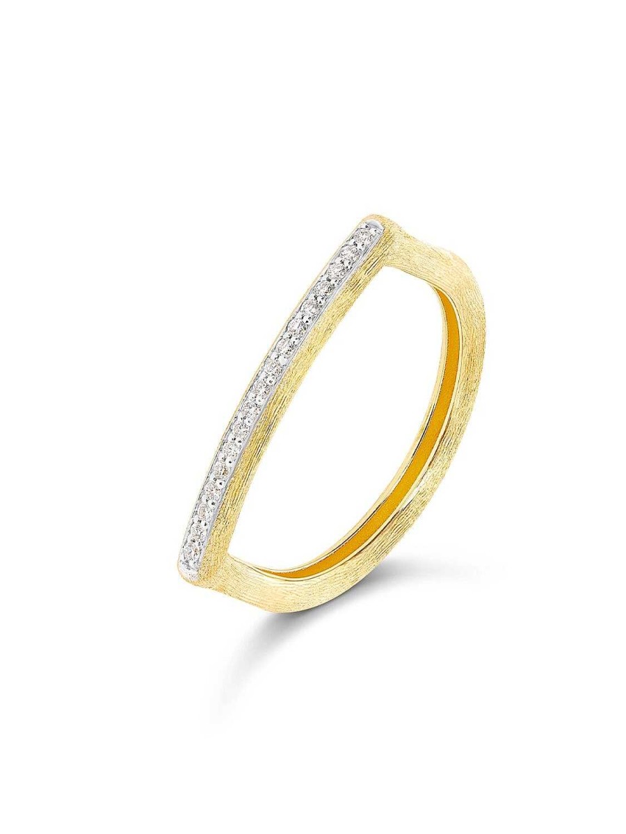 Anillos | Anillo Fino En Oro Y Brillantes 0,09Ct