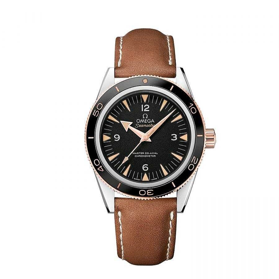 Omega | Reloj Omega Seamaster Marter Co-Axial En Acero Y Correa De Piel Marron 41Mm.