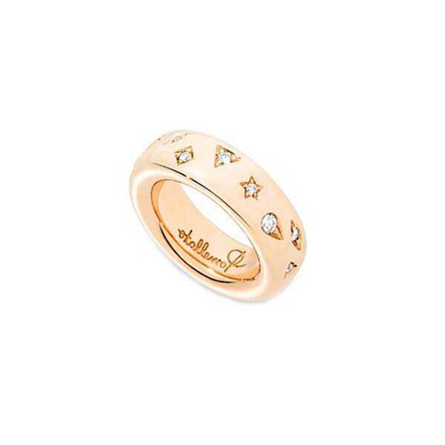 Anillos | Anillo Pomellato Ic Nica Fina En Oro Rosa