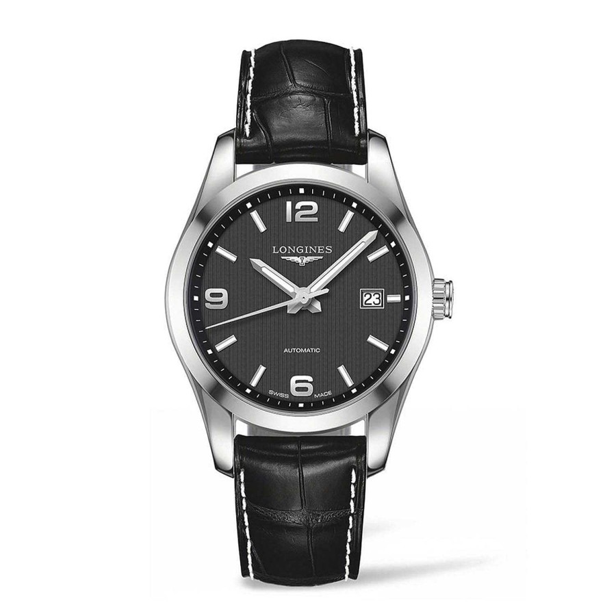 Longines | Reloj Longines Conquest Classic Acero Y Piel Negra 40Mm.