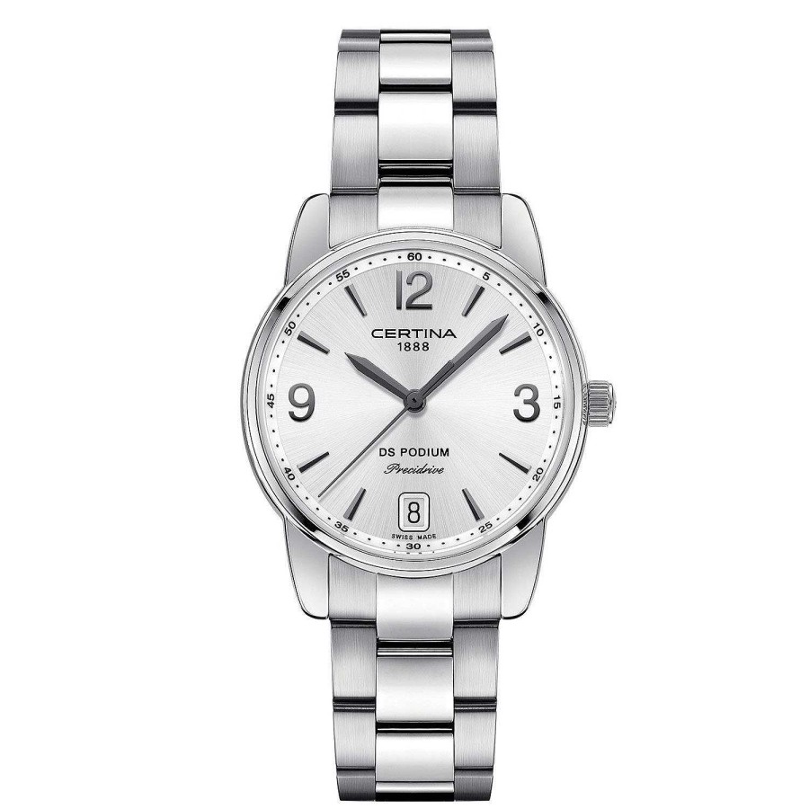 Certina | Reloj Certina Ds Podium Lady En Acero Y Brazalete 33Mm.