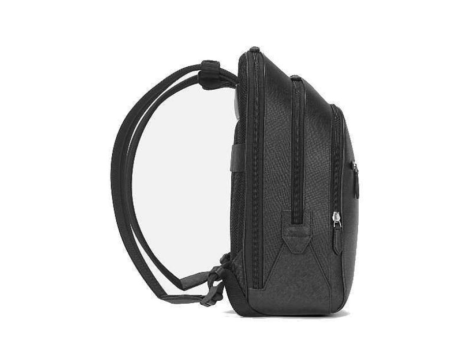 Piel | Mochila Montblanc De Piel Saffiano