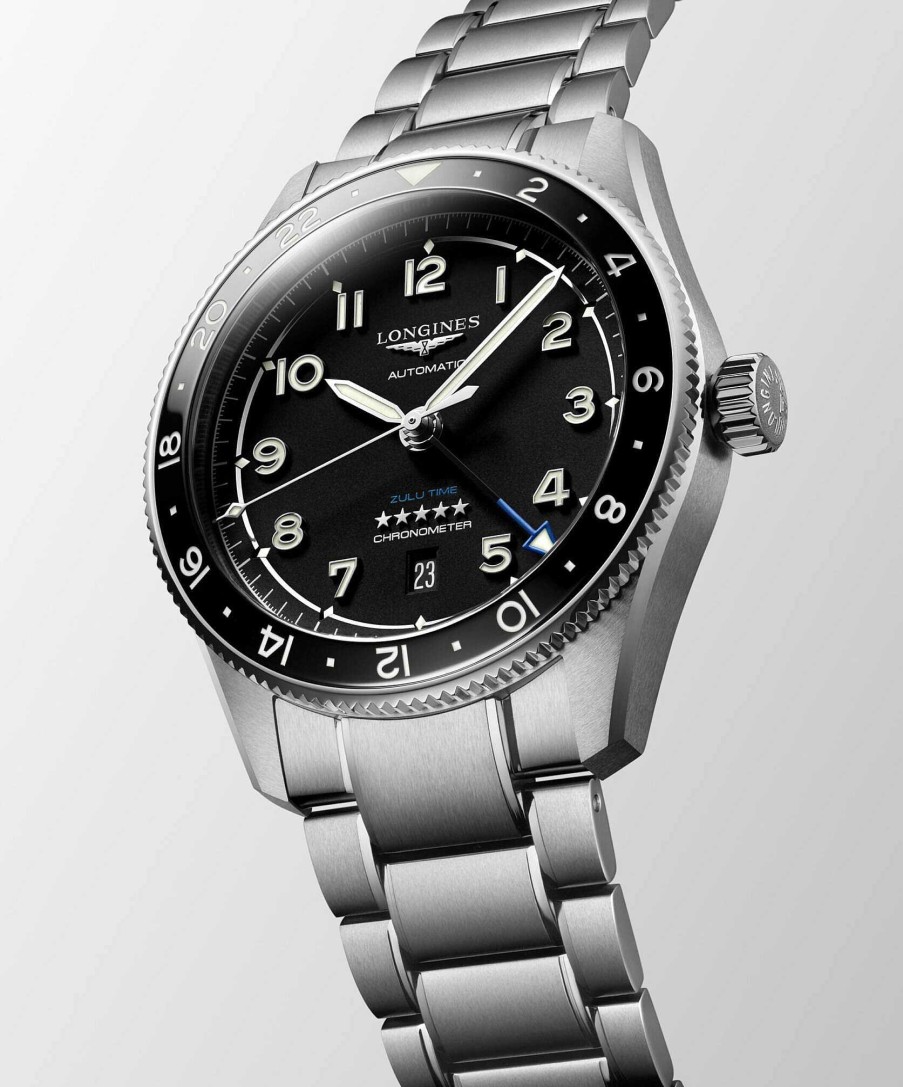 Longines | Longines Spirit Zulu Time Esfera Negra