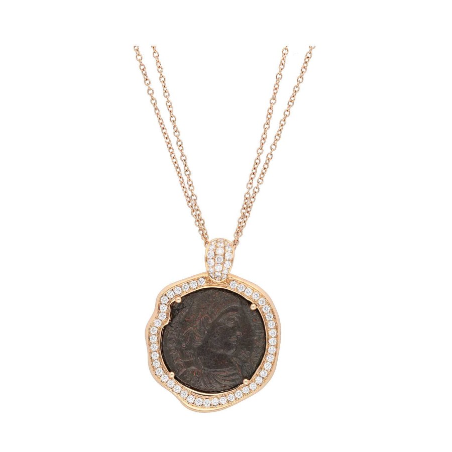 Collares y Colgantes | Gargantilla De Moneda Con Diamantes