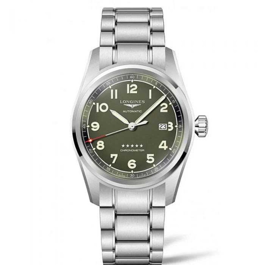 Joyeria Gordillo | Longines Spirit 42Mm A E/Verde Brazalete