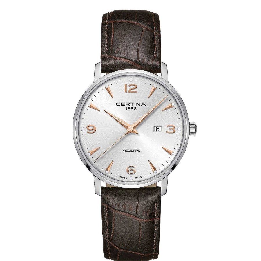 Certina | Reloj Certina Ds Caimano Precidrive En Acero Y Piel 39Mm.