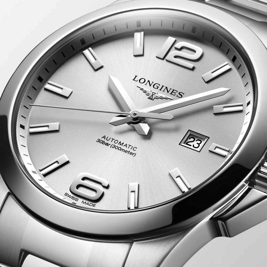 Joyeria Gordillo | Longines Conquest 43Mm E/Plata Brazal