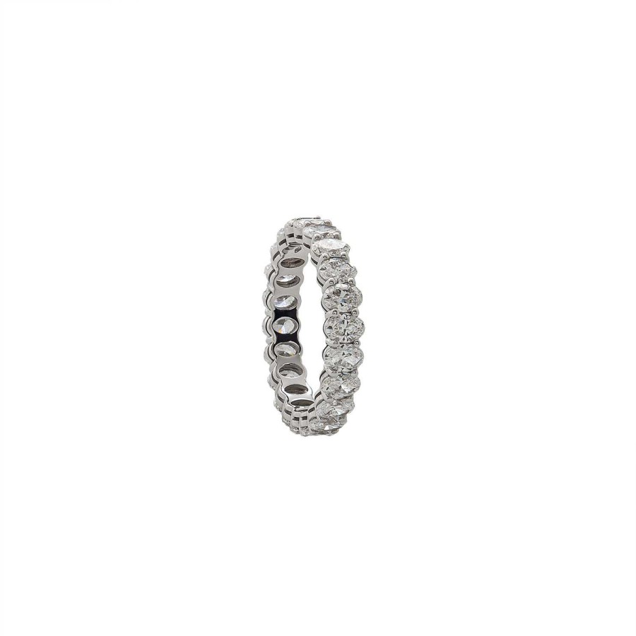 Alta Joyería | Anillo De Compromiso Sheina De Oro Blanco Y Diamantes