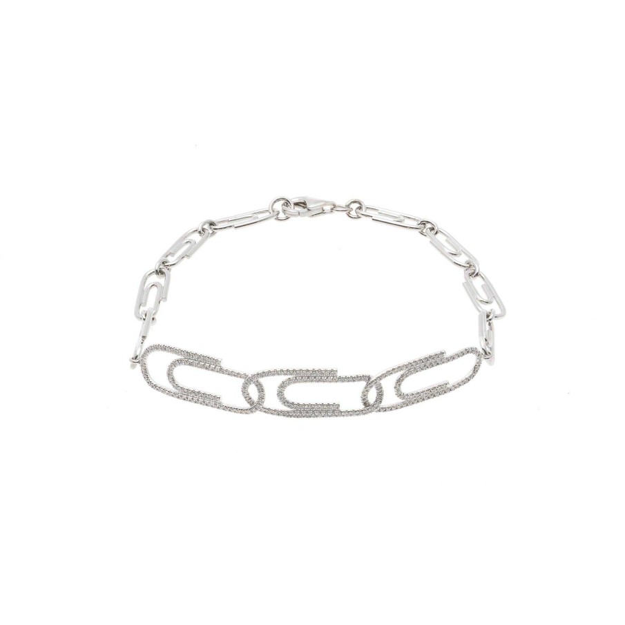 Pulseras | Pulsera Divertimento En Oro Blanco Y Diamantes.