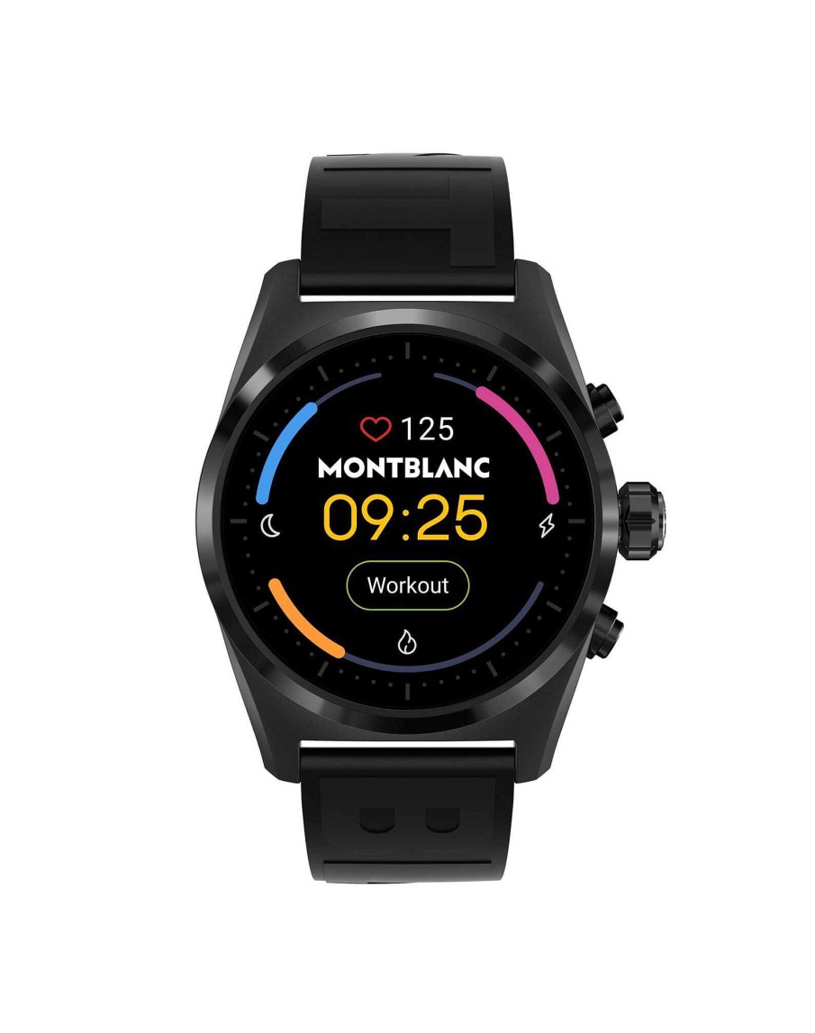 Montblanc Relojes | Montblanc Summit Lite Smartwatch Negro Con Correa De Caucho