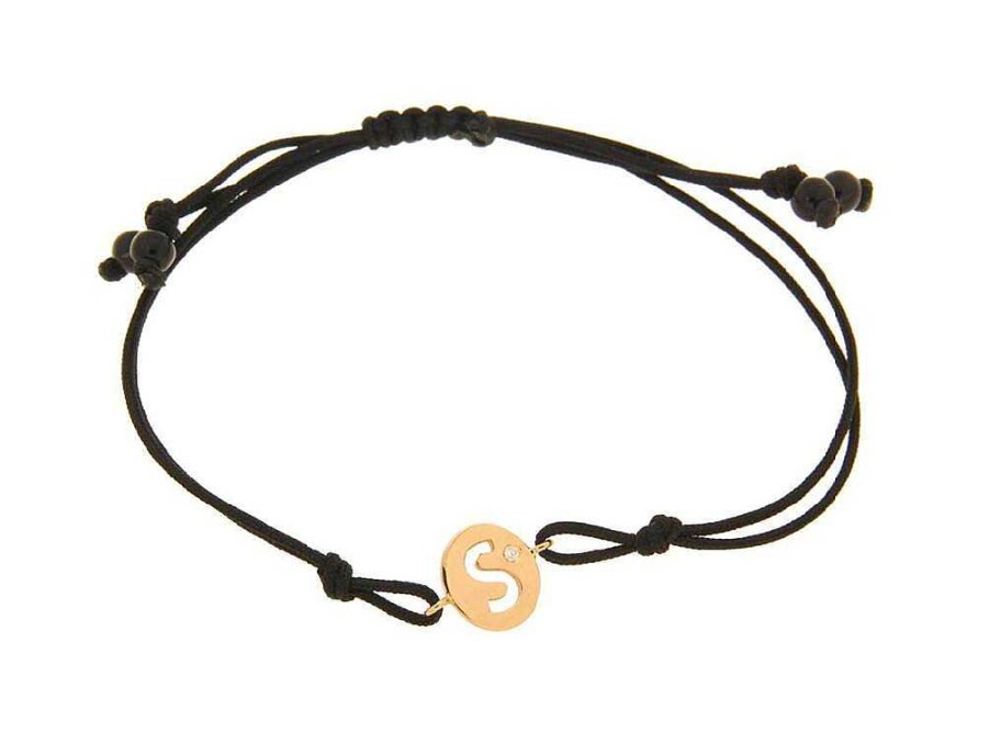 Joyeria Gordillo | Pulsera Letra S En Oro Rosa