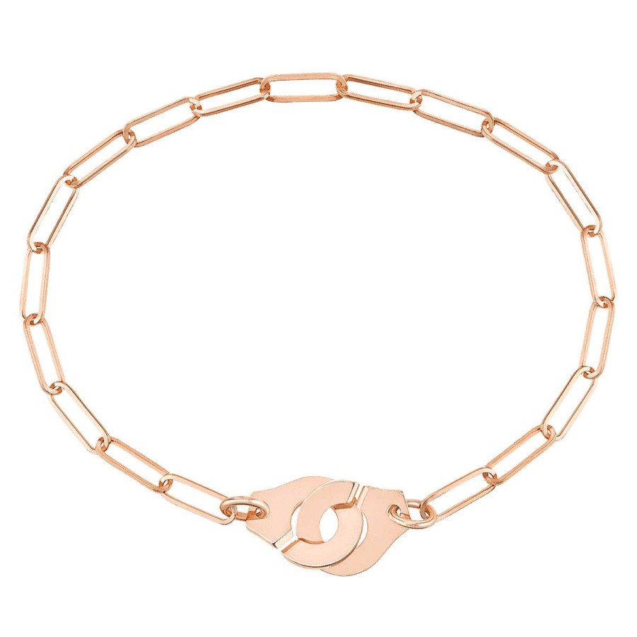 Marcas de Joyería | Pulsera Menottes De Oro Rosa De Dinh Van