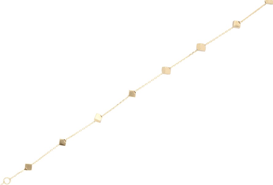 Joyeria Gordillo | Pulsera Cubos De Oro Amarillo