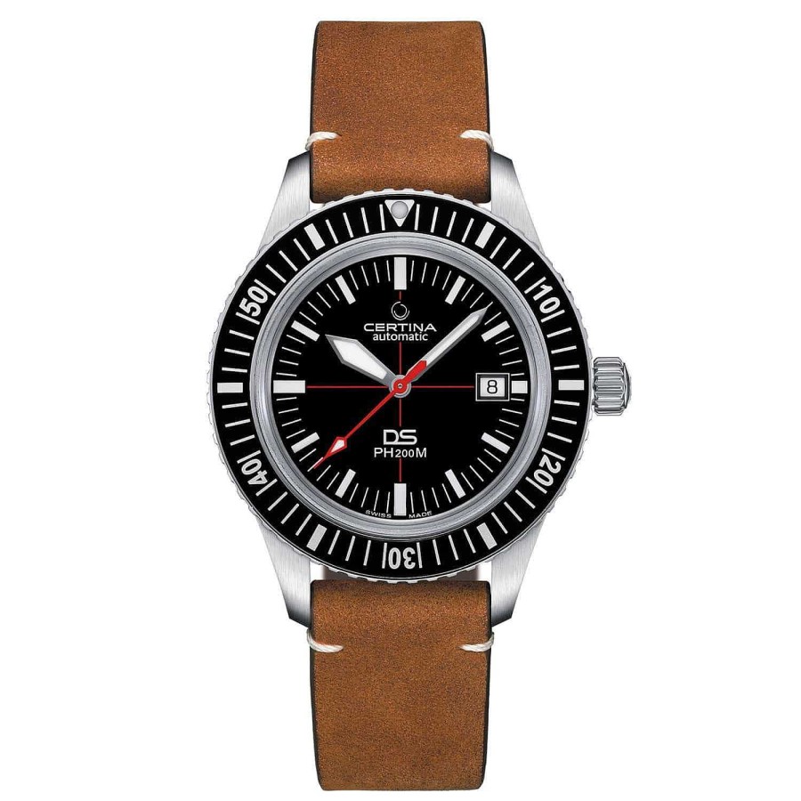 Certina | Reloj Certina Ds Ph200M En Acero Y Piel 43Mm.