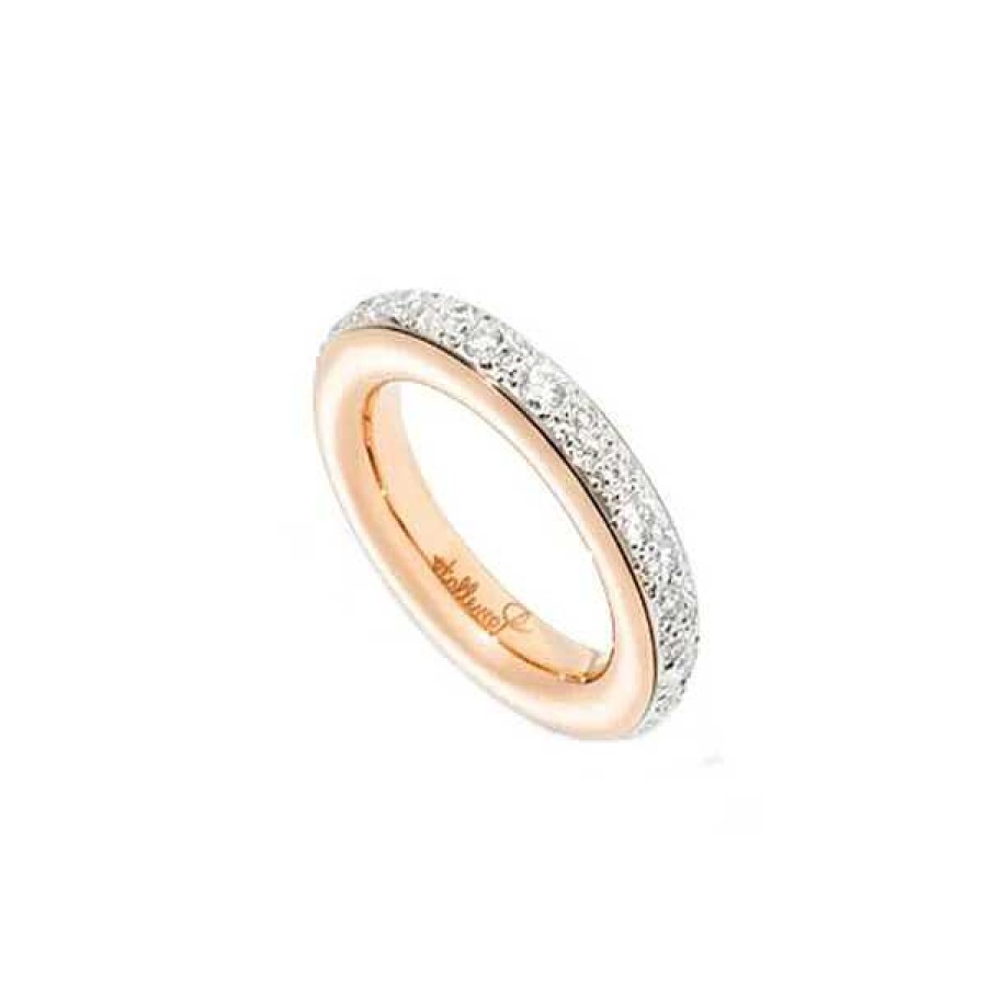 Anillos | Anillo Pomellato Ic Nica Brillantes En Oro Rosa